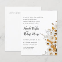 Budget Rustique Chamomile Mimosa Mariage floral