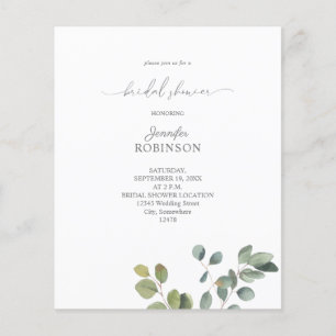 Papier Budget Rustique Eucalyptus Duo 2 Fête des mariées