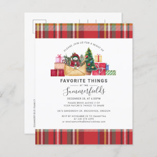 Papier Budget Rustique Plaid Chose préférée Noël