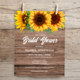 Papier Budget Rustique Tournesol nuptiale Invitation de d