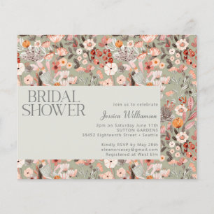 Papier Budget Sage Botanical Boho Fête des mariées Invita