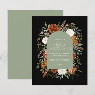 Papier Budget Sage vert élégant botanique élégant arche