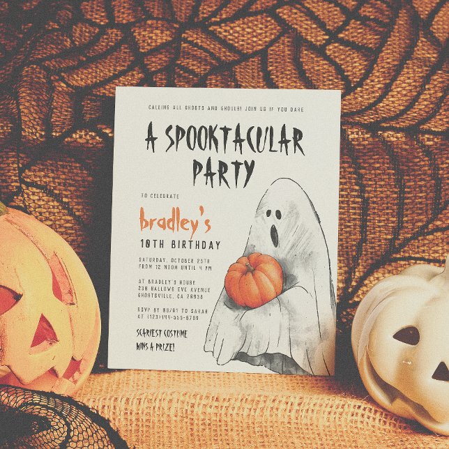 Papier Budget Spotacular Party Halloween Fantôme Annivers (Créateur téléchargé)