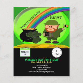 Papier Budget St Patrick's Day Leprechaun, Pot Gold Paper
