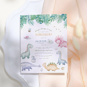 Papier Budget Stomp, Chomp & Roar Dinosaur Anniversaire