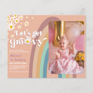 Papier Budget Super Daisy Rainbow Photo Anniversaire