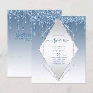Papier BUDGET SWEET16 Parties scintillant de séchage Glam