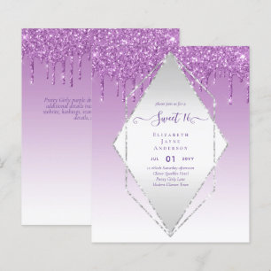 Papier BUDGET SWEET16 Parties scintillant de séchage Glam