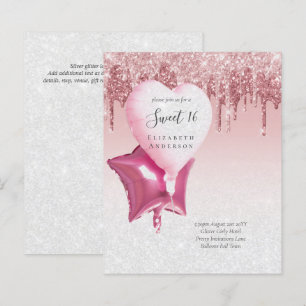 Papier BUDGET Sweet16 Parties scintillant Glamor Girly Ba