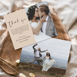 Papier Budget Terracotta Mariage Merci photo