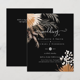 Papier BUDGET Terracotta Pampas Grass Mariage tropical