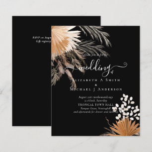 Papier BUDGET Terracotta Pampas Grass Mariage tropical