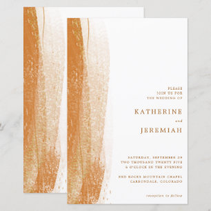 Papier BUDGET Terracotta rouille or Mariage Boho