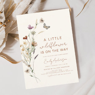 Papier Budget Terracotta Un Petit Baby shower Fleur sauva