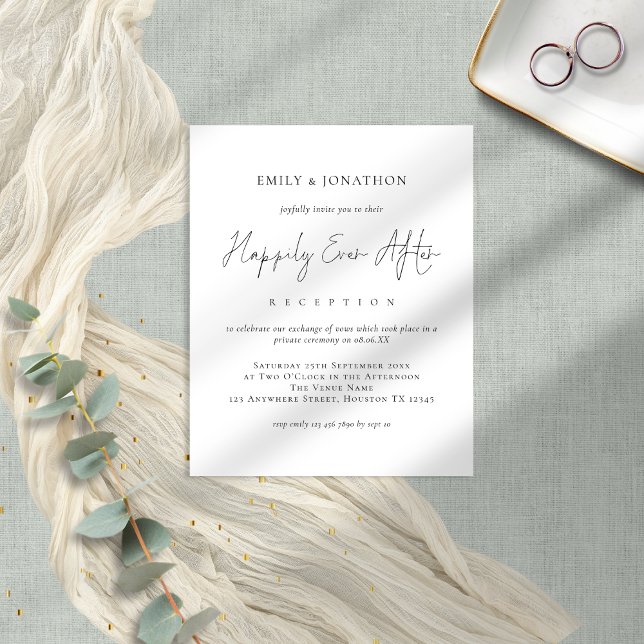 Papier BUDGET Texte noir Heureusement Jamais après le mar (Créateur téléchargé)