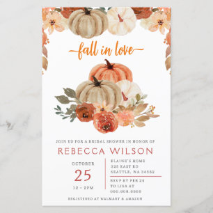 Papier Budget Tomber dans l'amour automne nuptiale de dou