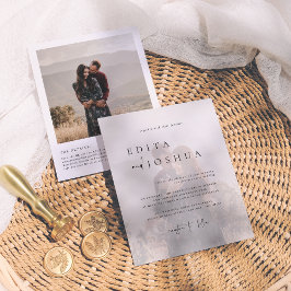 Papier Budget Tout en un QR Code Elegant 2 Mariage photo