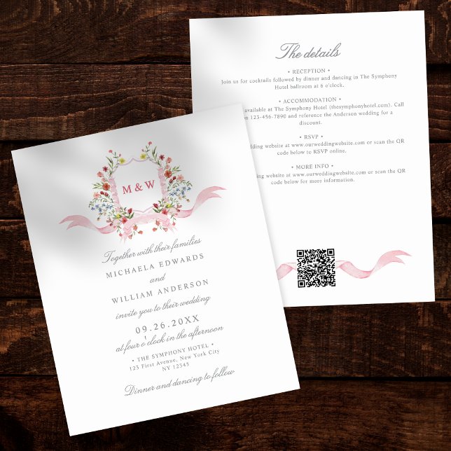 Papier Budget Tout en une aquarelle Régénération Mariage  (Créateur téléchargé)