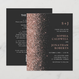 Papier Budget Tout en une Parties scintillant Mariage au 