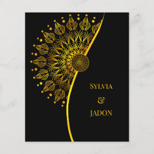 Papier Budget traditionnel mandala classique luxe élégant