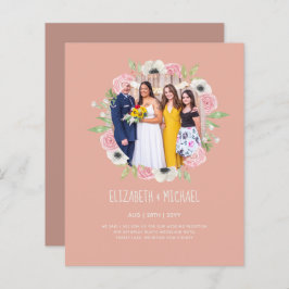 Papier Budget Trending PHOTO Mariage Invitations de récep