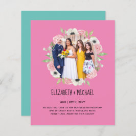 Papier Budget Trending PHOTO Mariage Invitations de récep