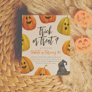 Papier Budget Trick or Treat Halloween fête d'anniversair