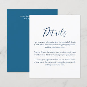 Papier Budget Tropical Mariage Détails Hôtels Boîtier