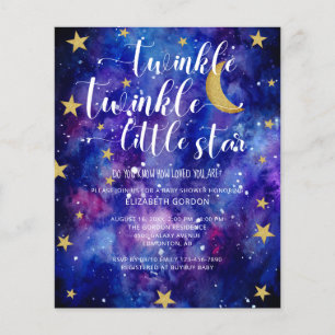 Papier Budget Twinkle Twinkle Little Star Baby shower
