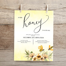 Budget Un petit Baby shower d'abeilles à miel Invi