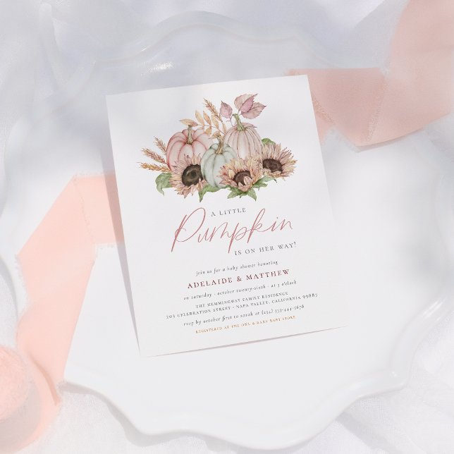 Papier Budget Un Petit Baby shower De Fille De Tournesol  (Créateur téléchargé)