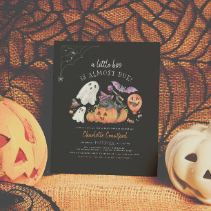 Papier Budget Un Petit Boo Baby shower Éffrayant Hallowee