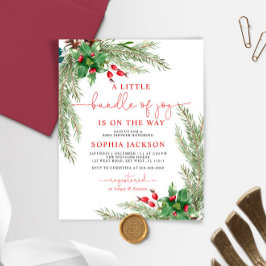 Papier Budget Un Petit Ensemble De Joy Baby shower Invita