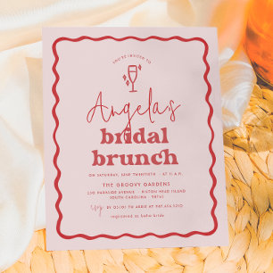 Papier Budget Wavy Retro Rose & Rouge Super Bridal Brunch