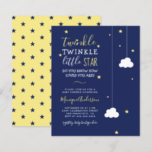Papier Budget Whimsical Twinkle Baby shower Little Star