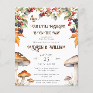 Papier Budget Woodland Champignon de Bois & Baby Shower C