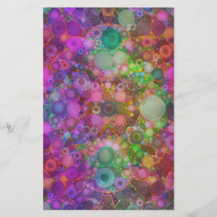 Papier Bulle arc-en-ciel Abstraite