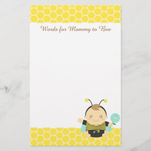 Papier Bumble Bee Baby, pour maman à venir