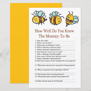 Papier Bumble Bee Comme vous connaissez bien le jeu baby 