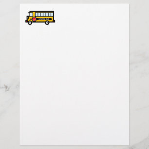 Papier Bus scolaire