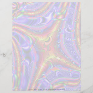 Papier C~02 Fractal en-tête personnalisé 02 - 8,5 po x 11