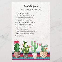 Papier Cactus Fiesta Trouvez le jeu Invité