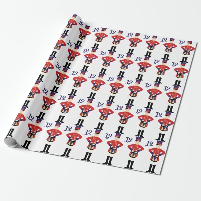Papier Cadeau 12 tambours (Déroulé)
