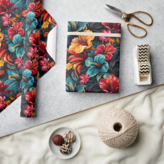 Papier Cadeau #15 Motif floral