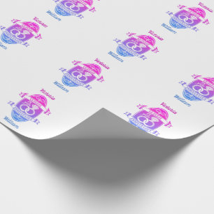 Papier Cadeau 15e anniversaire de mariage de cristal traditionne