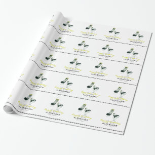 Papier Cadeau 16ème anniversaire Patin-Personnalisé par hockey