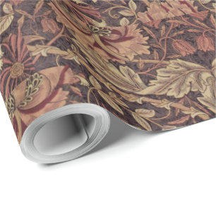 Papier Cadeau 1876 Vintage William Morris Honeysuckle