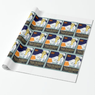 Papier Cadeau 1912 Boulangerie + Exposition de confiserie