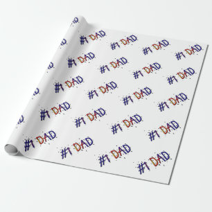 Papier Cadeau #1 Enveloppe cadeau de Fête des pères papa