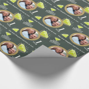 Papier Cadeau 1er anniversaire mariage bague de péridot photo